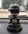 Batman Solar Bobblehead Figure | DC Action Collectible | Auto Moving Desk & Car Decor (10 cm) - Senzo.in