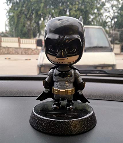 Batman Solar Bobblehead Figure | DC Action Collectible | Auto Moving Desk & Car Decor (10 cm) - Senzo.in