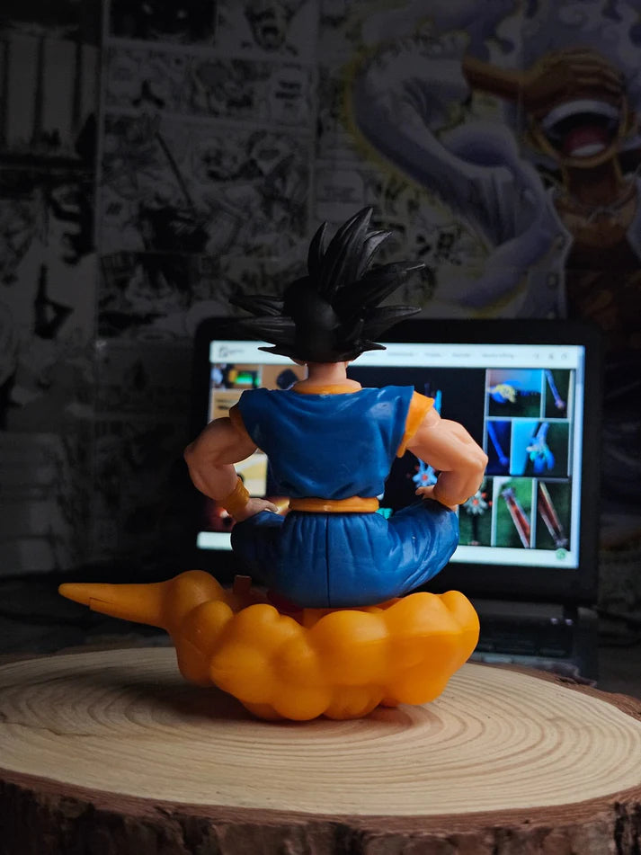DBZ Goku on Cloud Model 2 Action Figure (14 cm) | Dragon Ball Premium Collectible - Senzo.in