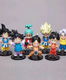 Dragon Ball Z Childhood Version 7-Piece Action Figure Set (10cm) | PVC Anime Collectibles - Senzo.in