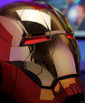 Iron Man Voice-Controlled Helmet | Touch Sensor | Sound & LED Lights | Adjustable Fit Cosplay Mask - Senzo.in