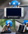 Marvel Baby Captain America (Winter Soldier) Bobblehead | 13 cm Cute Collectible Figure - Senzo.in
