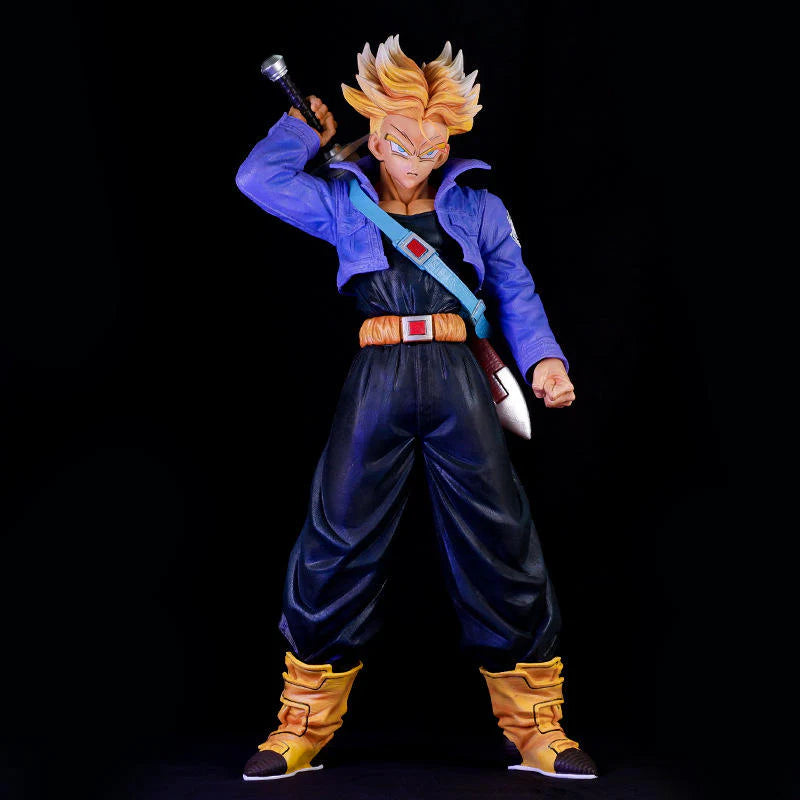 DBZ Future Trunks with Jacket Action Figure (43 cm) | Premium PVC Collectible - Senzo.in