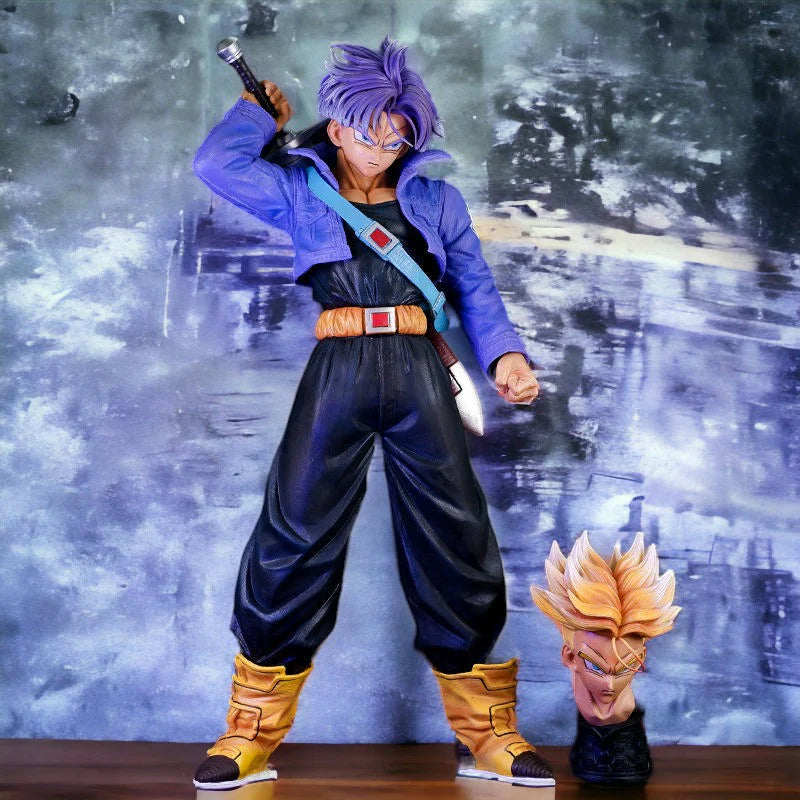 DBZ Future Trunks with Jacket Action Figure (43 cm) | Premium PVC Collectible - Senzo.in