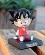DBZ Goku Bobblehead with Mobile Holder (14.5 cm) | Car & Desk Anime Accessory - Senzo.in