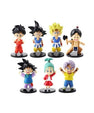 Dragon Ball Z Childhood Version 7-Piece Action Figure Set (10cm) | PVC Anime Collectibles - Senzo.in