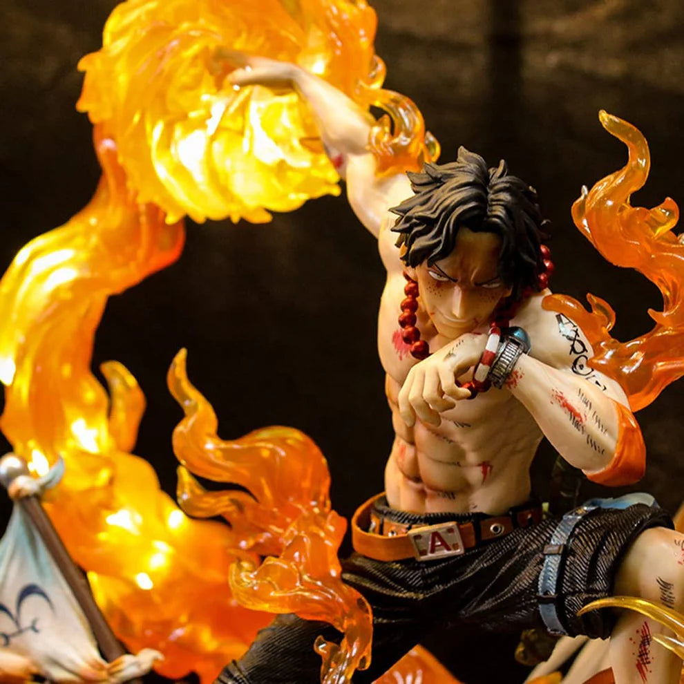 Portgas D. Ace Fire Fist Premium Action Figure with Lights (42 CM | PVC) - Senzo.in