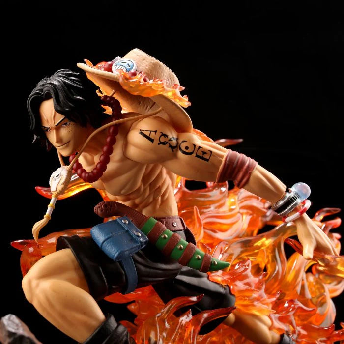 Portgas D. Ace Fire Fist Action Figure with Lights (41 CM | PVC) - Senzo.in