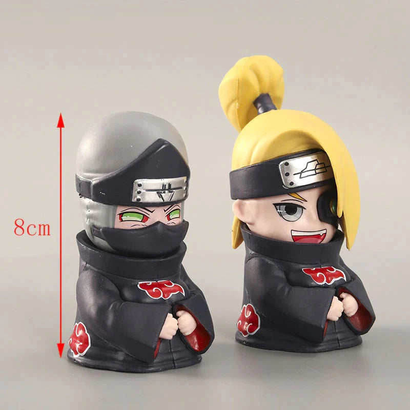 Akatsuki Palm Series Figure Set (6 Characters | 10 CM Each) - Senzo.in
