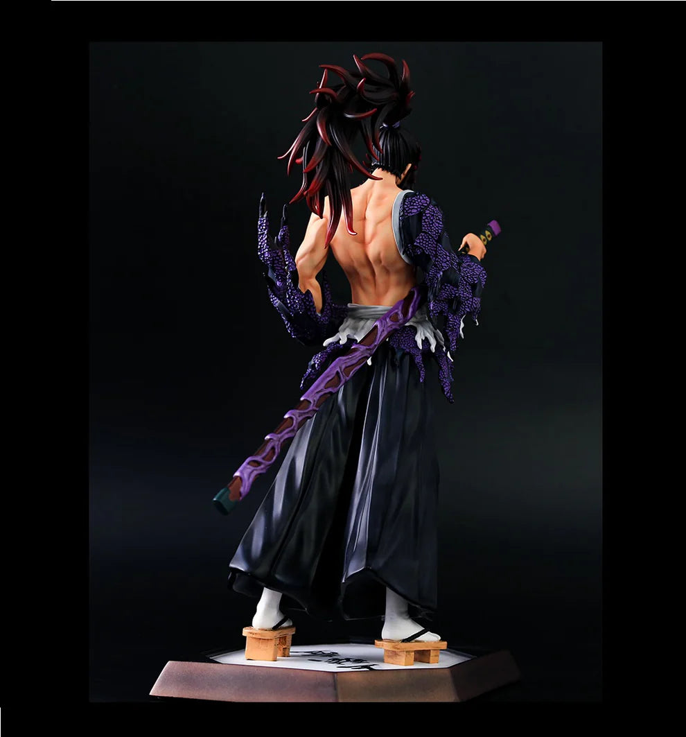 Demon Slayer Kokushibo Upper Moon One Standing Action Figure (30cm) - Senzo.in