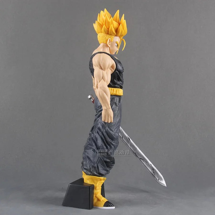 DBZ Future Trunks (Without Jacket) with Sword Action Figure (43 cm) | Premium PVC Collectible - Senzo.in