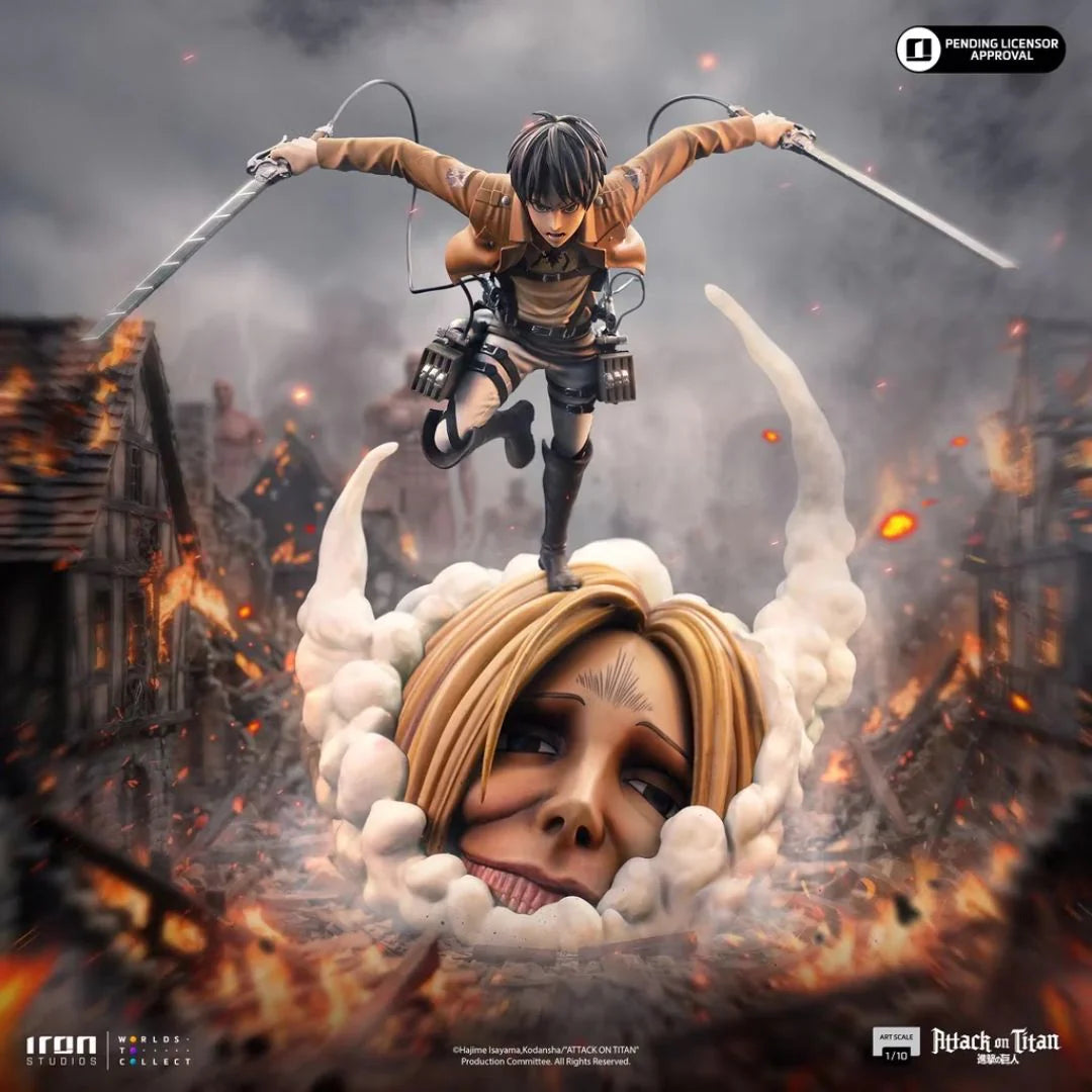 Attack On Titan Eren Yeager Statue By Iron Studios - Senzo.in