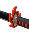 Tanjiro Kamado Flame Nichirin Katana | Wooden Blade | 104 cm | Demon Slayer Cosplay Sword - Senzo.in