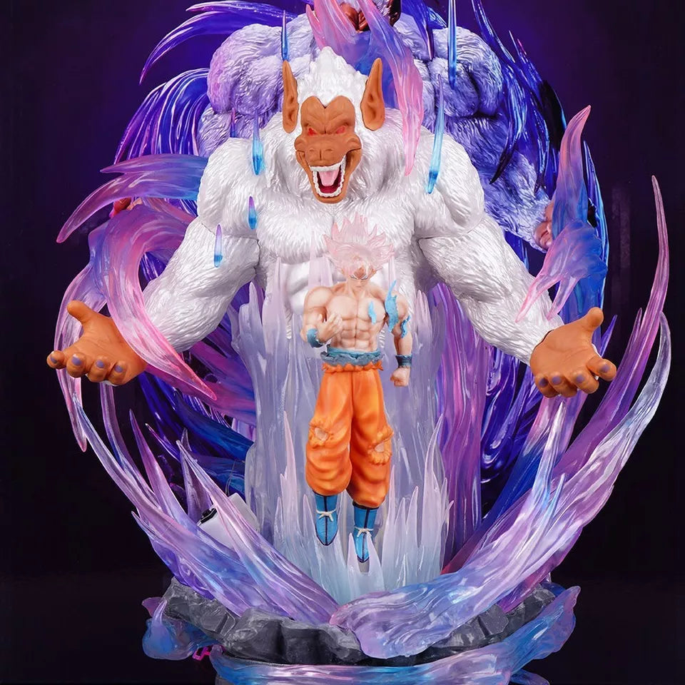 DBZ Ultra Instinct Goku Ape LED Figure (33 cm) | PVC Premium Collectible - Senzo.in