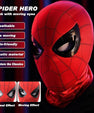 Spider-Man Red Cosplay Mask | Adjustable Eyes | Breathable Unisex Fit - Senzo.in