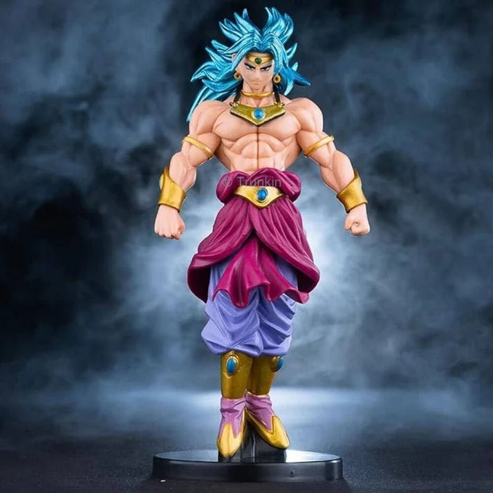 DBZ Legendary Super Saiyan Broly (Blue Hair Edition) Action Figure (20 cm) | Premium PVC Collectible - Senzo.in