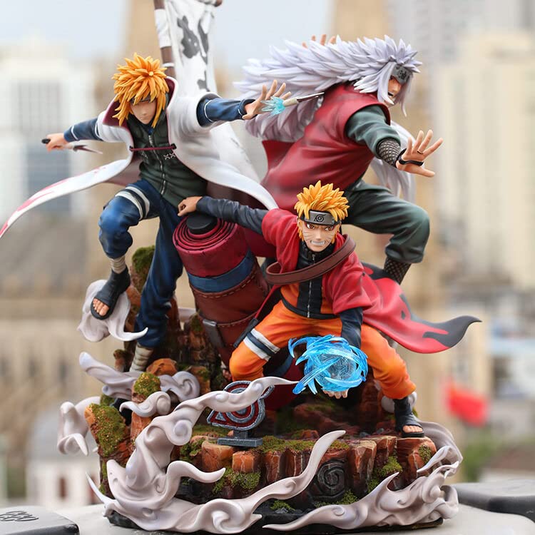 Naruto Legendary Trio Figure – Naruto, Minato & Jiraiya (41 CM) - Senzo.in