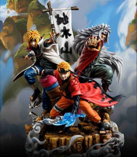 Naruto Legendary Trio Figure – Naruto, Minato & Jiraiya (41 CM) - Senzo.in