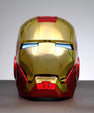 Iron Man Voice-Controlled Helmet | Touch Sensor | Sound & LED Lights | Adjustable Fit Cosplay Mask - Senzo.in