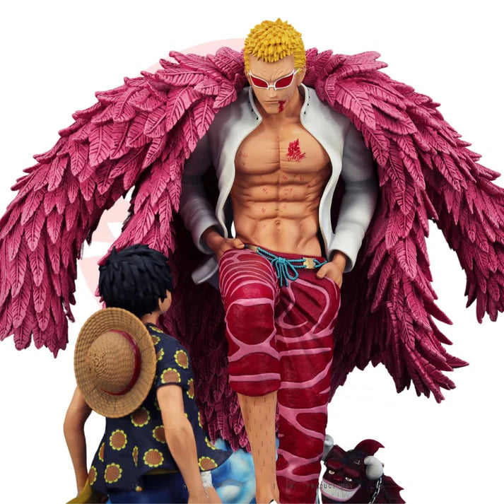 One Piece Luffy vs Doflamingo Battle Action Figure (21 CM) - Senzo.in