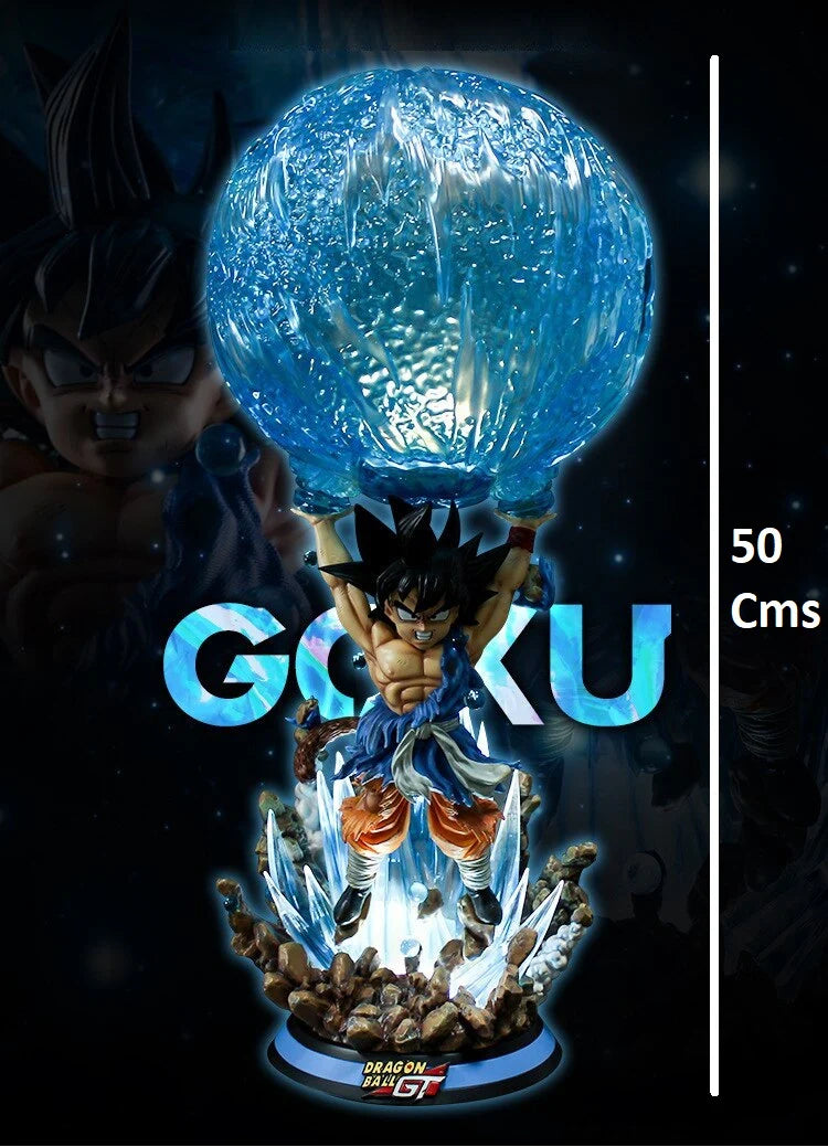 Dragon Ball GT Goku Spirit Bomb Action Figure with Lights | 50 cm | Premium Collectible - Senzo.in
