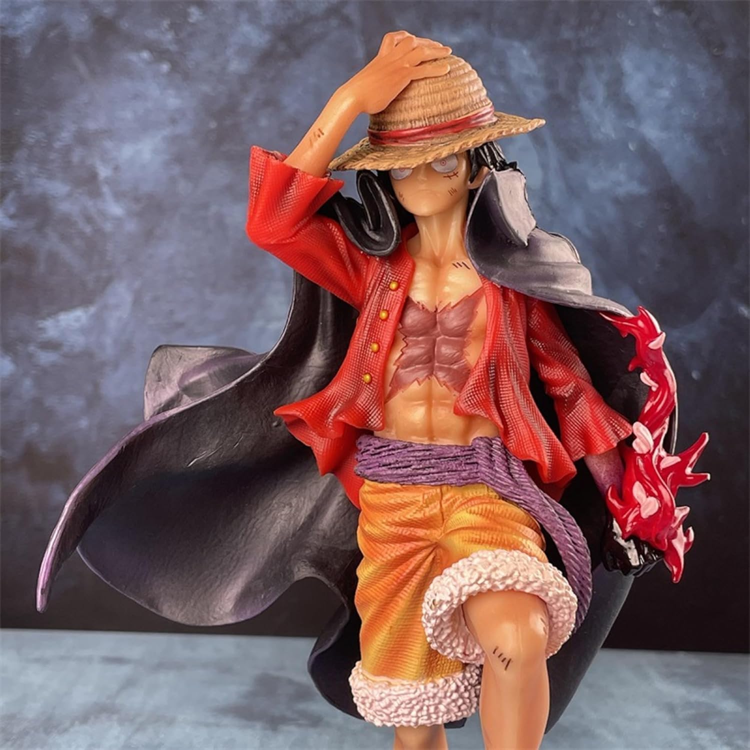 Monkey D. Luffy with Straw Hat Action Figure (25 CM | PVC) - Senzo.in