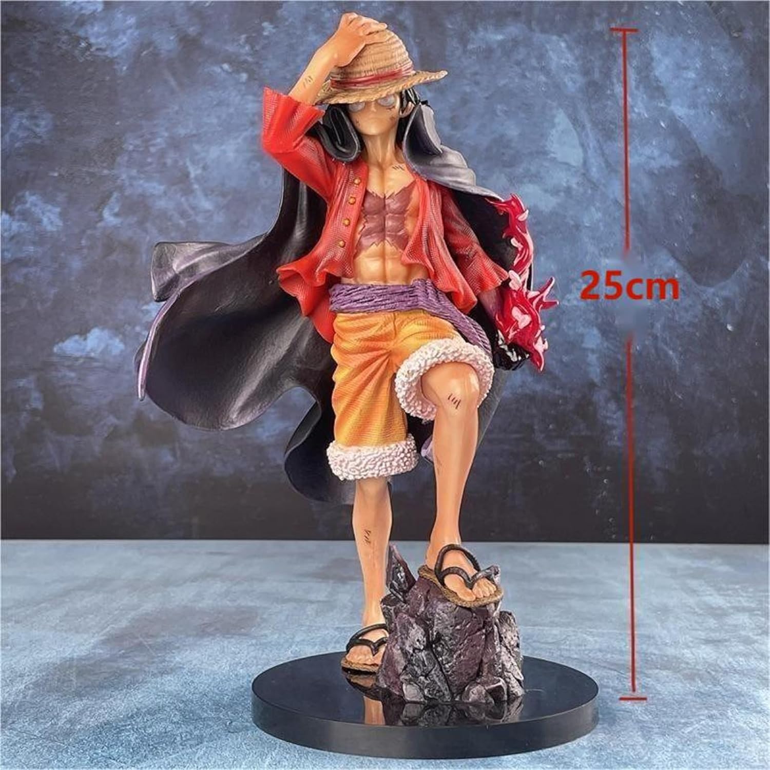 Monkey D. Luffy with Straw Hat Action Figure (25 CM | PVC) - Senzo.in