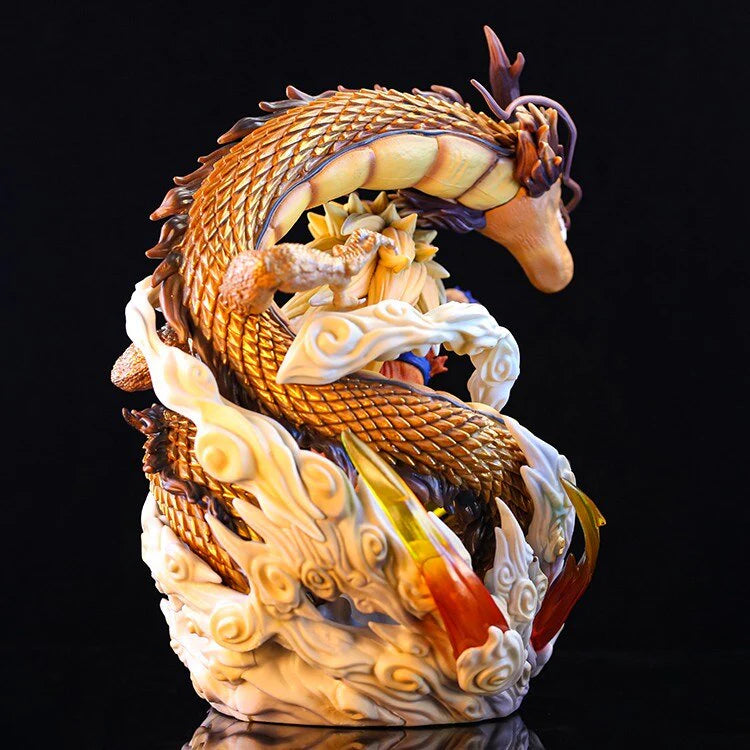 Dragon Ball Z SSJ3 Goku Dragon Fist Action Figure (25 cm) | Premium PVC Collectible - Senzo.in