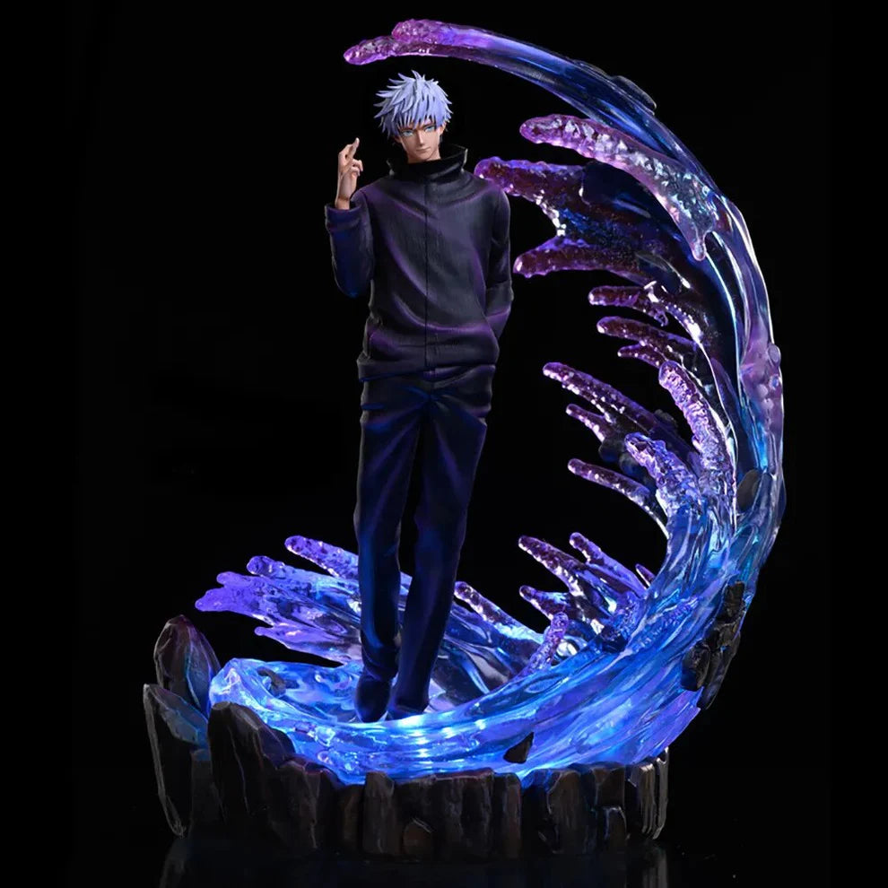 Gojo Satoru LED Light Action Figure with Changeable Head (35 CM | PVC) - Senzo.in