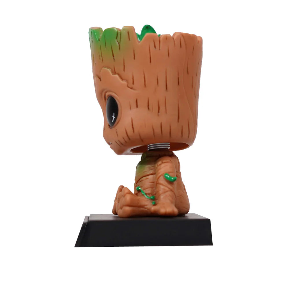 Dancing Groot Bobblehead Mobile Holder for Car & Desk | 14.5 cm - Senzo.in
