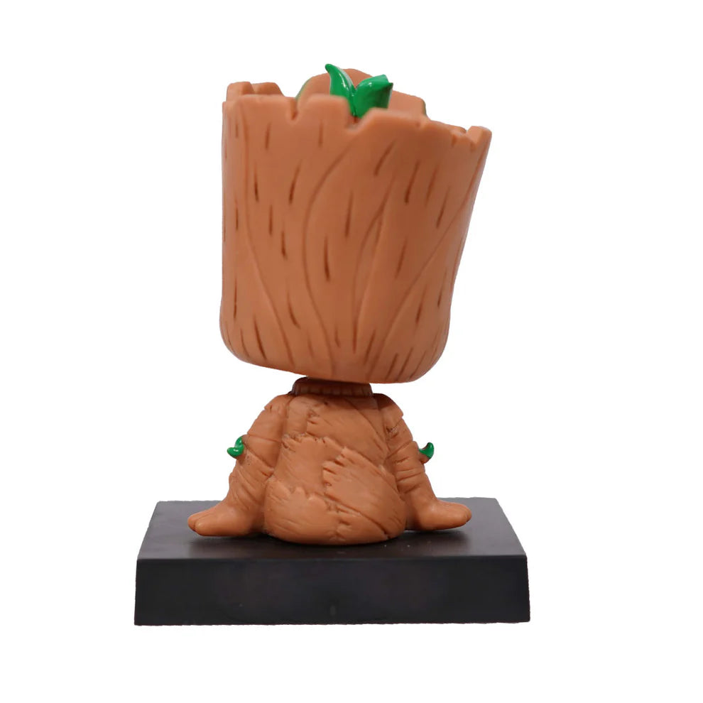 Dancing Groot Bobblehead Mobile Holder for Car & Desk | 14.5 cm - Senzo.in