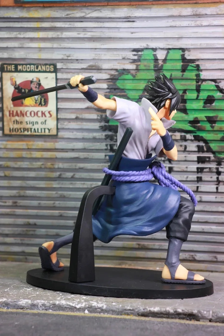 Sasuke Uchiha Sword Action Figure – 17 cm Lightning Avenger Edition (PVC) - Senzo.in