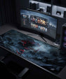 Senzo Eclipse Warrior Desk Mat | Dark Anime Gaming Pad - Senzo.in