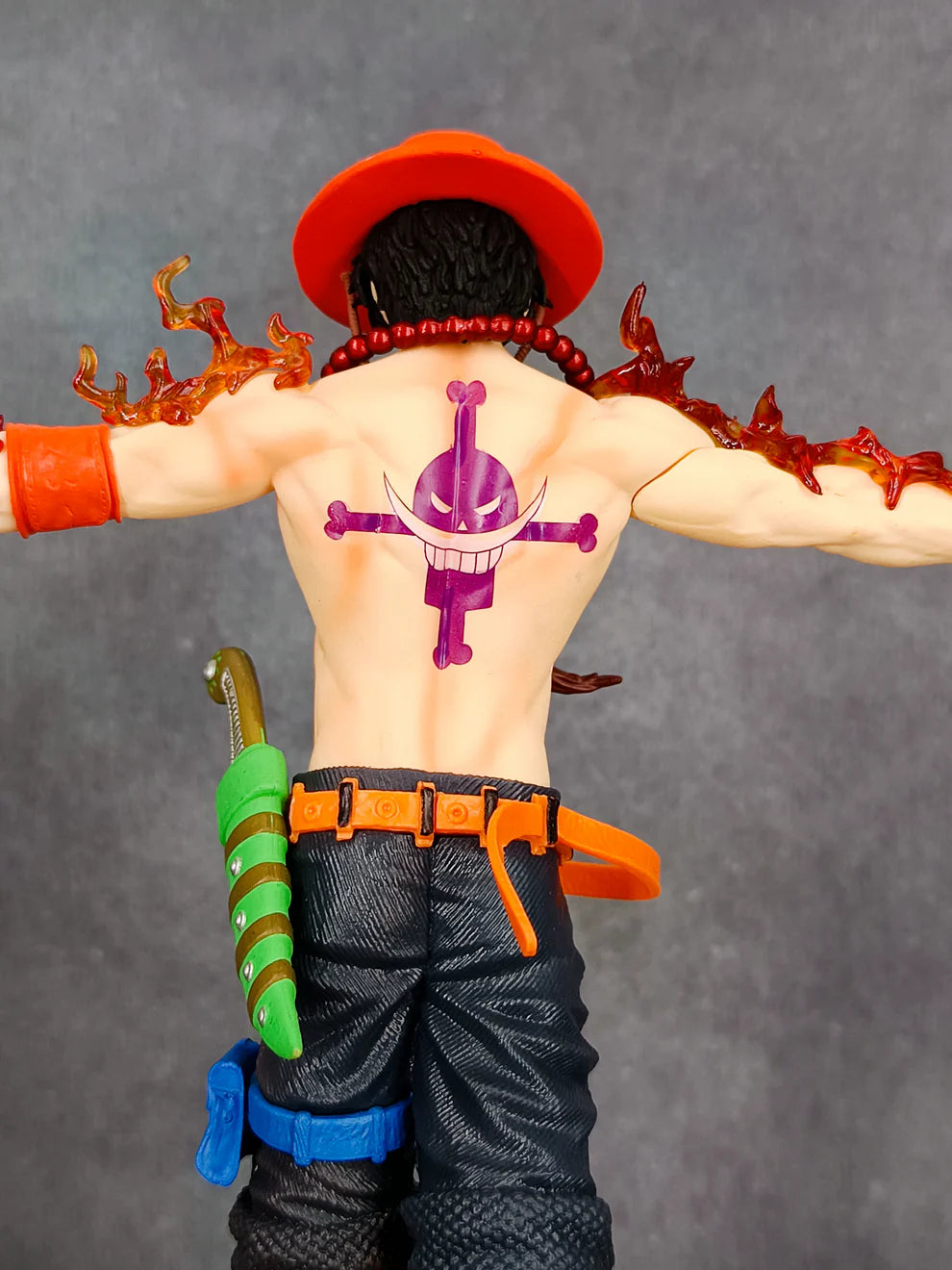 Portgas D. Ace Action Figure – Open Hand Pose (28 CM | PVC | Light Feature) - Senzo.in