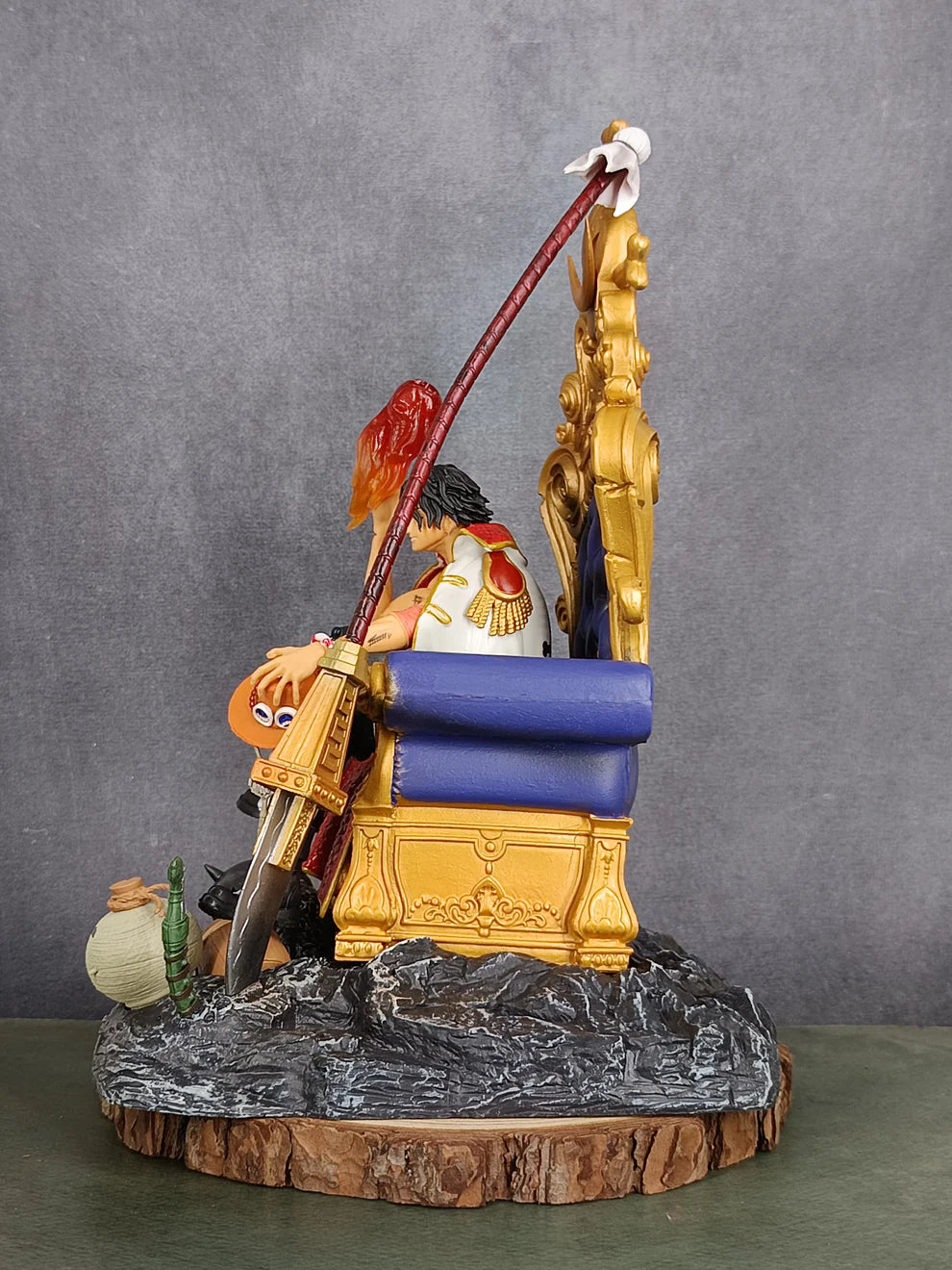 Portgas D. Ace Sitting on Throne Action Figure (35 CM | PVC) - Senzo.in