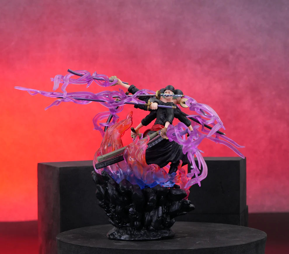 Roronoa Zoro Asura Form Action Figure – Nine Swords, Three Faces (13 CM | PVC) - Senzo.in
