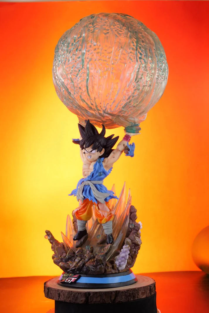 Dragon Ball GT Goku Spirit Bomb Action Figure with Lights | 50 cm | Premium Collectible - Senzo.in