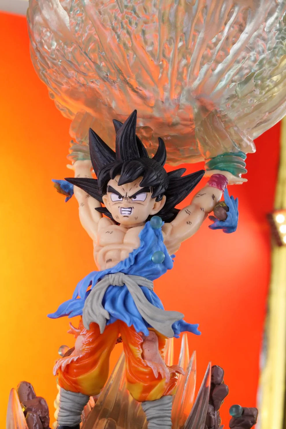 Dragon Ball GT Goku Spirit Bomb Action Figure with Lights | 50 cm | Premium Collectible - Senzo.in