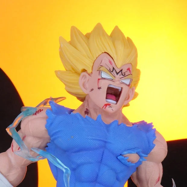 Dragon Ball Z Majin Vegeta Action Figure (27 cm) | Double Head Edition PVC Collectible - Senzo.in