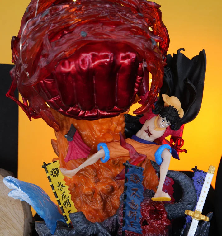 Monkey D. Luffy Gear 4 Fire Punch Action Figure (21.5 CM | PVC) - Senzo.in