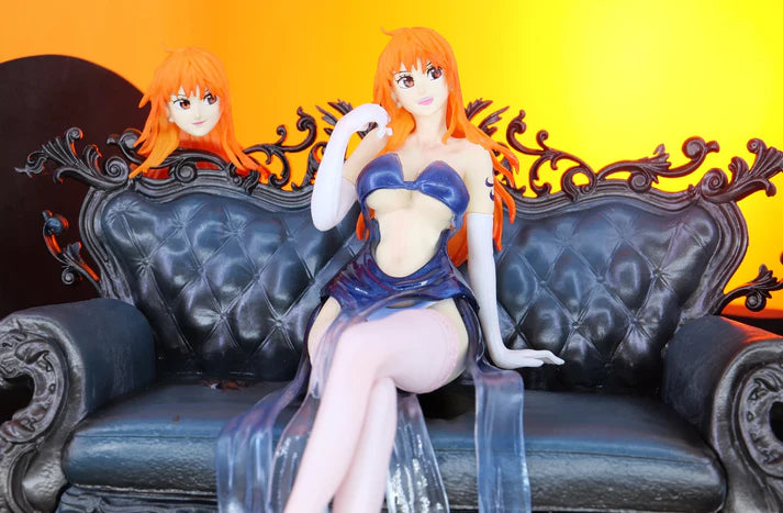 One Piece |PVC| Nami Elegance on the Sofa Action Figure 20 cm Collectible - Senzo.in