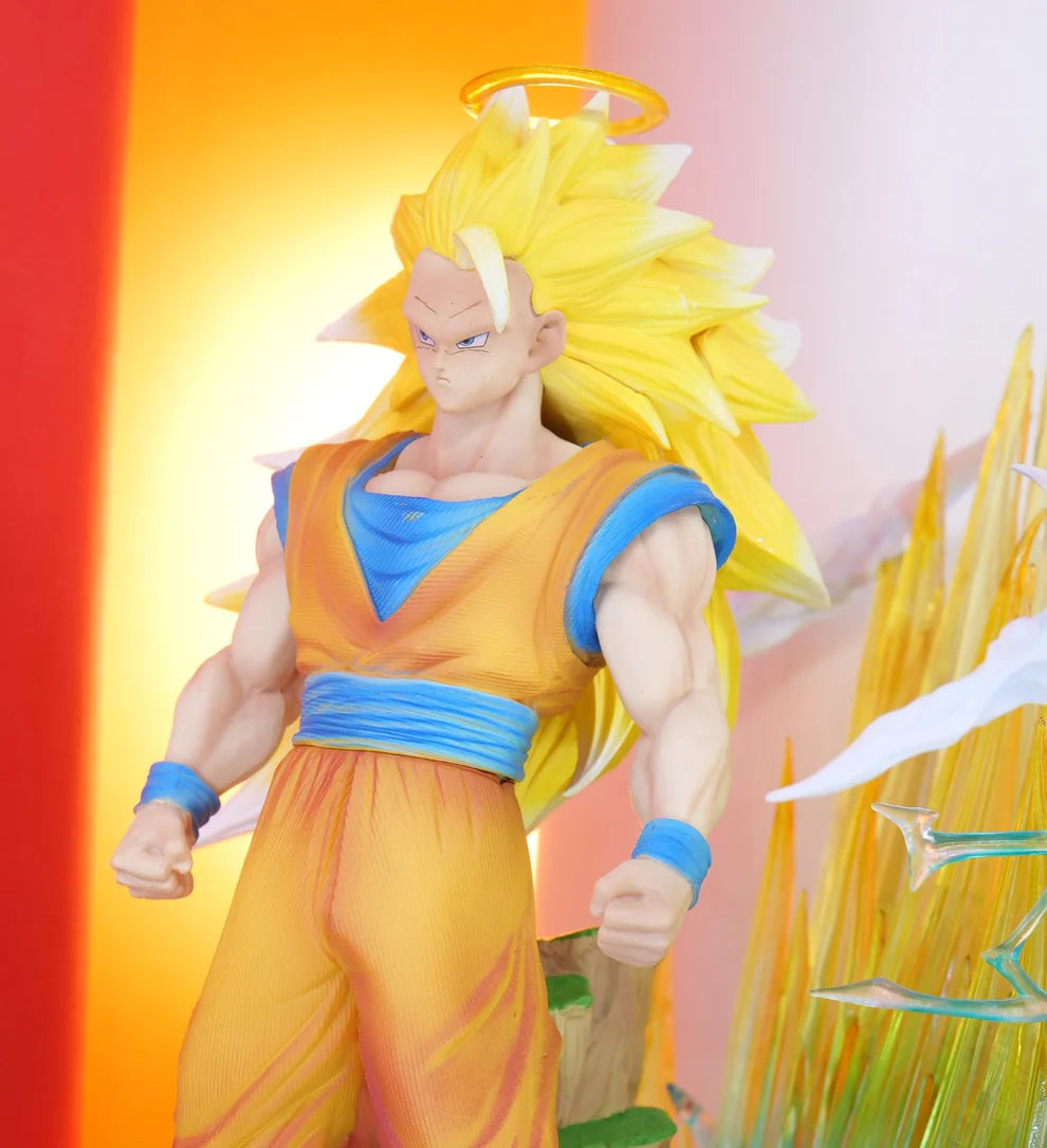 Dragon Ball Z Super Saiyan 3 Goku Action Figure (34 cm) | SSJ3 PVC Premium Collectible - Senzo.in