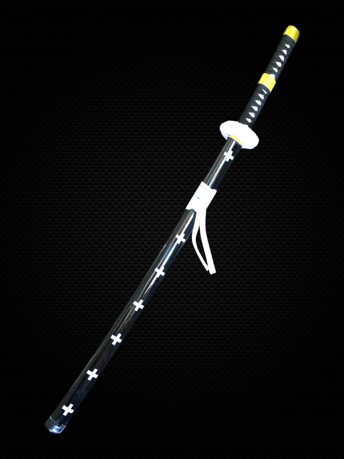 Trafalgar D. Law Kikoku Katana | Wooden Blade | 104 cm | One Piece Cosplay Sword - Senzo.in