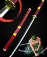 Roronoa Zoro Sandai Kitetsu Katana | Wooden Blade | 104 cm | One Piece Cosplay Sword - Senzo.in