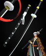Trafalgar D. Law Kikoku Katana | Wooden Blade | 104 cm | One Piece Cosplay Sword - Senzo.in