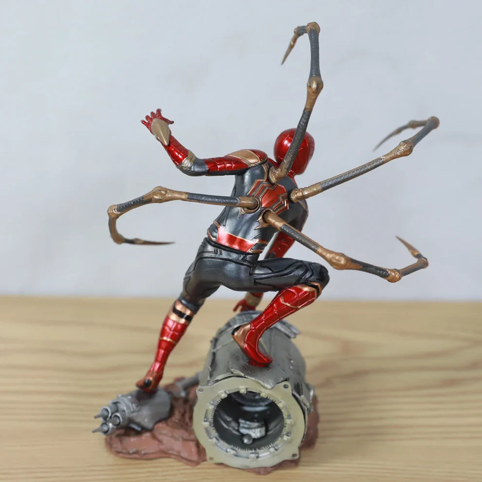 Marvel Iron Spider-Man Figurine (20 cm) | Premium PVC Action Collectible - Senzo.in