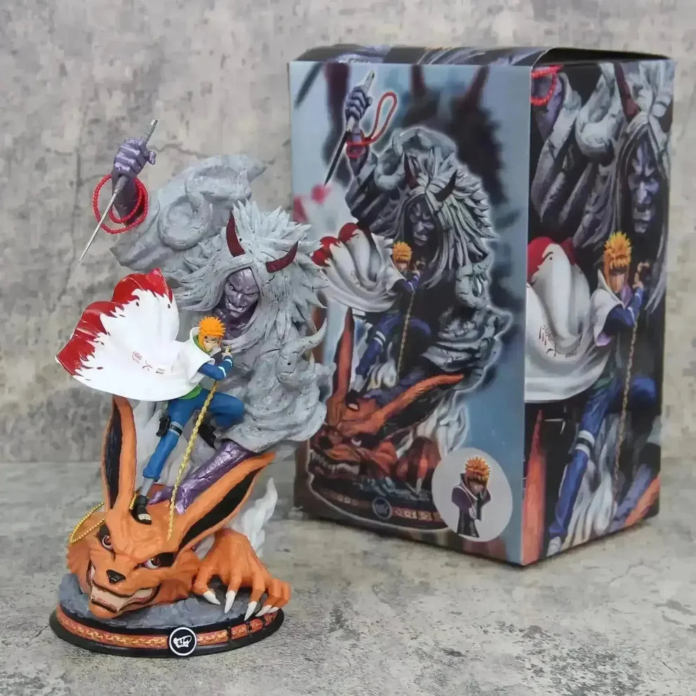 Minato Namikaze vs Kurama Action Figure (25 CM) - Senzo.in