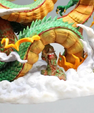 Shenron Dragon with Kid Goku Figure (25 cm) | Dragon Ball Z Premium Collectible - Senzo.in