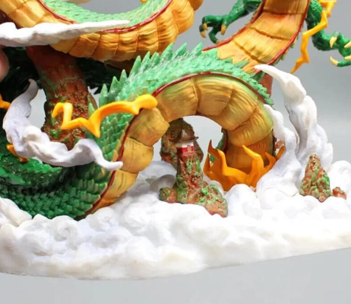 Shenron Dragon with Kid Goku Figure (25 cm) | Dragon Ball Z Premium Collectible - Senzo.in