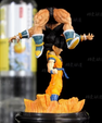 Dragon Ball Z Goku vs Nappa GK Action Figure (12 cm) | Battle Scene PVC Collectible - Senzo.in